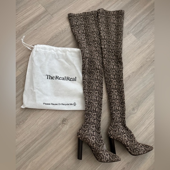 Saint Laurent Snakeskin Boot - Picture 7 of 8